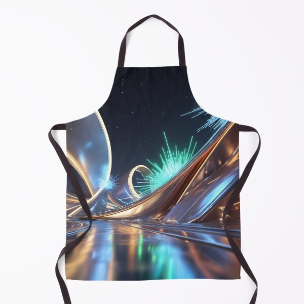 Artikelvorschau, Futuristic Cosmic Energy Waves - Sci-Fi Cyberpunk Abstract Art entworfen und verkauft von Marip1974.