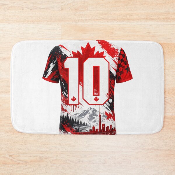 Item preview, Canada Soccer Jersey Number 10 Fan designed and sold by Stamped_Style.