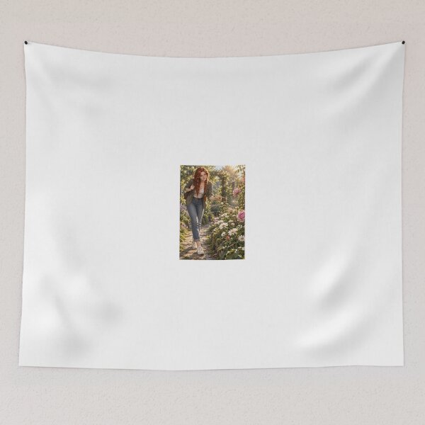 Item preview, Rowan Fletcher in a garden with spider web designed and sold by CathryneDelamort.