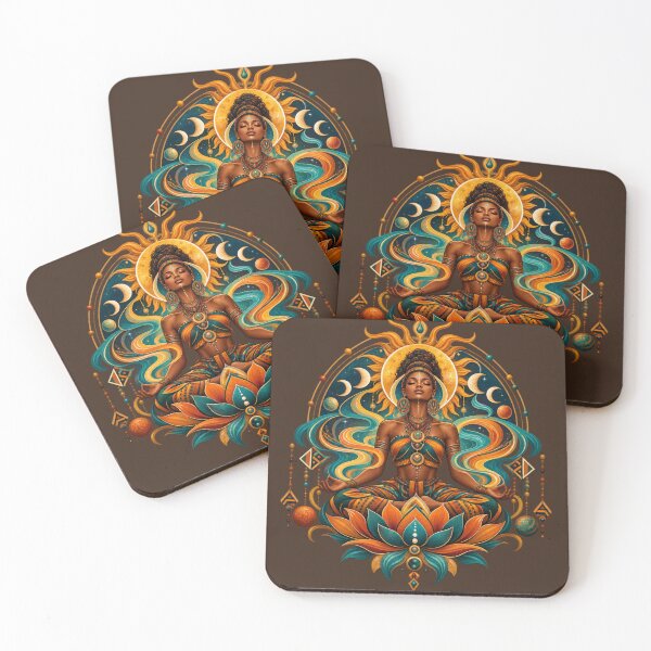 Item preview, Copy of Cosmic Energy Meditation – Sacred Geometry Lotus Manifestation Art designed and sold by Chirayu1111.