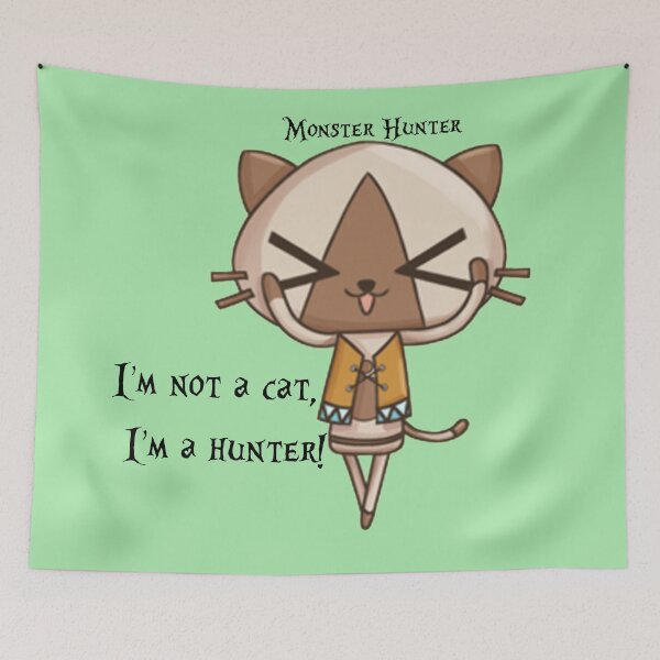 Item preview, Monster hunter cat Felyne designed and sold by Himy96.