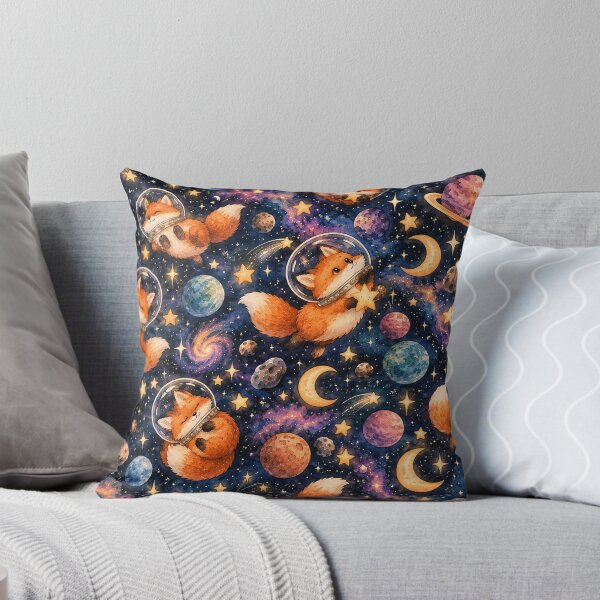 Item preview, Watercolor Space Fox cute designed and sold by DeVeauDesign.
