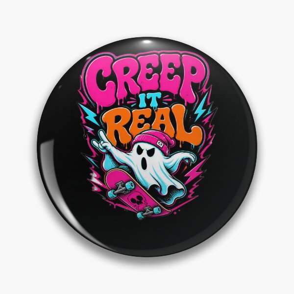 Item preview, Creep It Real Ghost Skateboarding designed and sold by Mechanical-Artt.