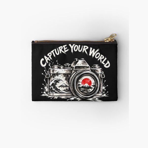 Item preview, Capture Your World – Japanese Camera & Mount Fuji Art designed and sold by KASUMINK.
