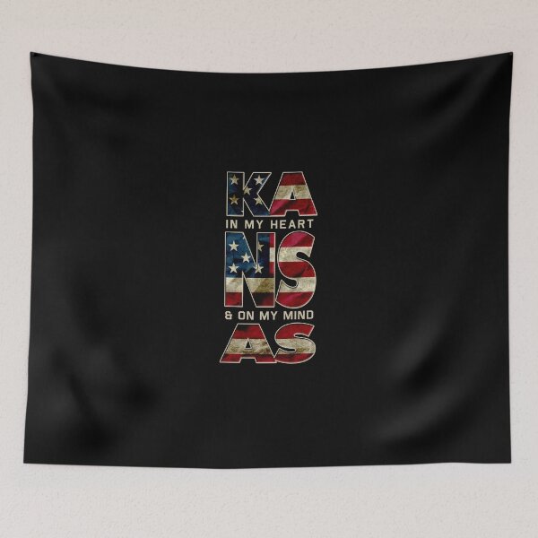 Item preview, Kansas In My Heart and My Mind Proud Strong Awesome Design Gift designed and sold by djpraxis.