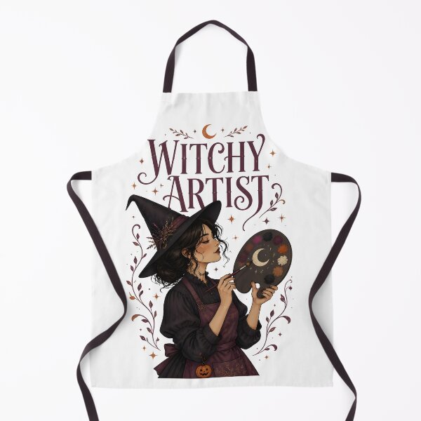 Item preview, Witchy Artist Magical Spooky Painter Halloween designed and sold by LiviuGligoros.