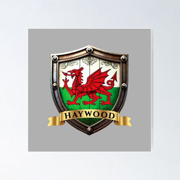 Item preview, Haywood Welsh Heritage Crest Shield designed and sold by Highlandkings.