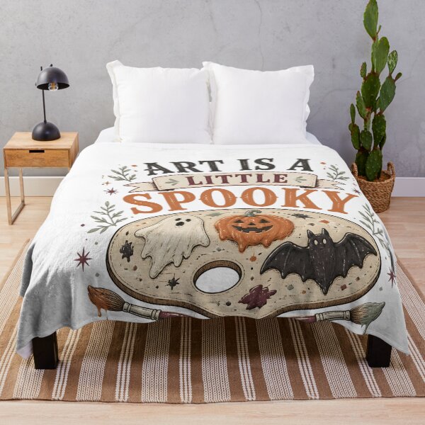 Item preview, Art Is A Little Spooky Funny Artist Halloween designed and sold by LiviuGligoros.