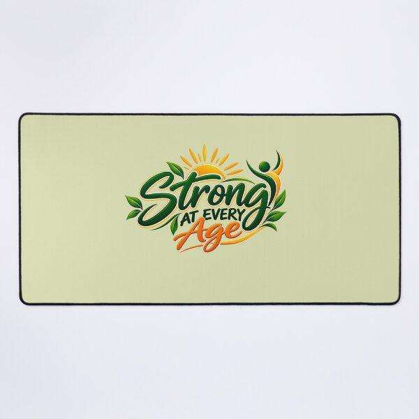 Item preview, Strong at Every Age, Positive Healthy Ageing Motivational Design designed and sold by Right-UR.