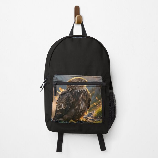 Item preview, Majestic Eagle Above Mountain Sunset designed and sold by Pawzenix.