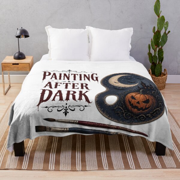 Item preview, Painting After Dark Spooky Gothic Artist Halloween designed and sold by LiviuGligoros.