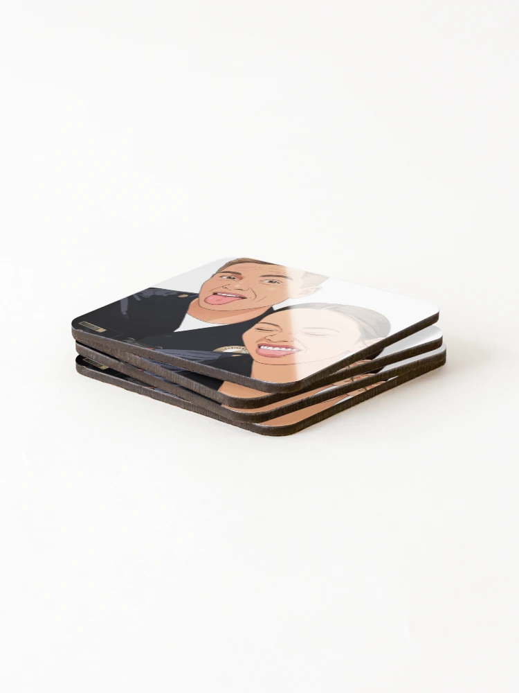Thumbnail 4 of 5, Coasters (Set of 4),  The Rookie  designed and sold by ModMonochrome.