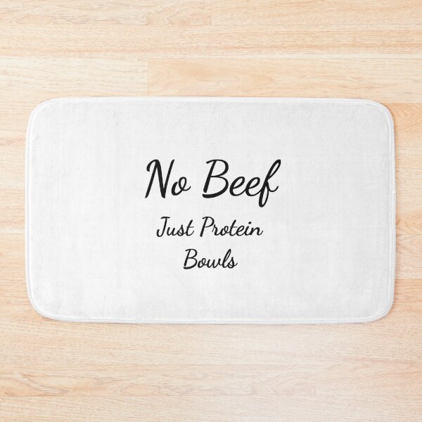 Item preview, No Beef Just Protein Bowls Funny Fitness Meal Prep T-Shirt designed and sold by low battery meme design.
