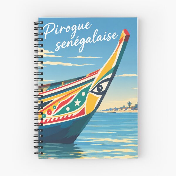 Item preview, Postcard of Senegal: the fishing pirogue designed and sold by Audrey Janvier | AJD.