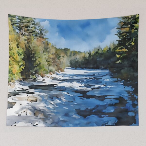 Item preview, White Water Way designed and sold by RCWatercolours.