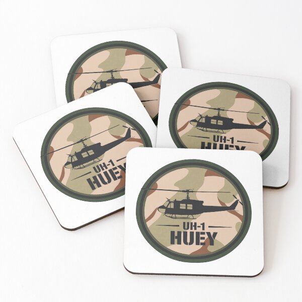 Item preview, Military Helicopter UH-1 Huey Camouflage Army Patch designed and sold by IRON WINGS /USAF.