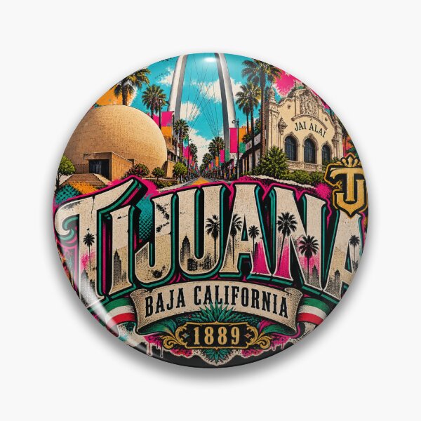 Item preview, Tijuana 1889 — Vibrant Streets of Baja California designed and sold by URBIVO.