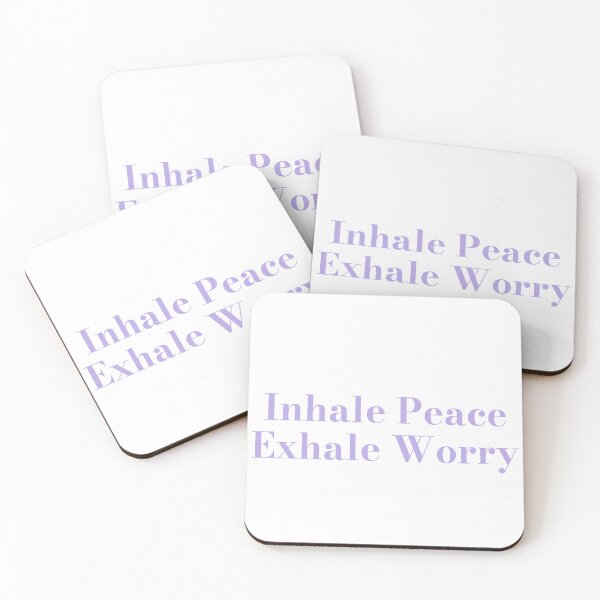 Aperçu de l'œuvre Inhale Peace Exhale Worry créée et vendue par JongoMongo.