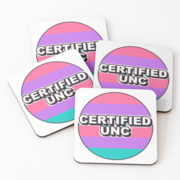 Aperçu de l'œuvre Autocollant pour t-shirt rétro mème certifié Unc créée et vendue par Alphakenon.