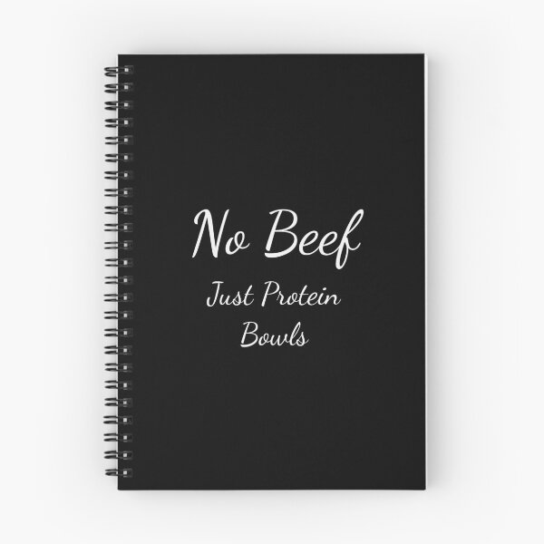 Artikelvorschau, No Beef Nur Protein Bowls Lustiges Fitness T-Shirt entworfen und verkauft von low battery meme design.