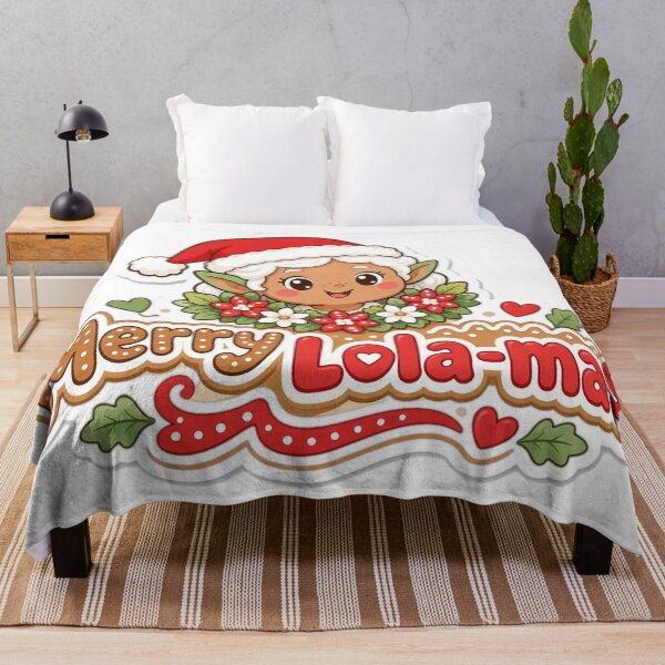 Artikelvorschau, Lola Christmas Merry Lola-mas Gift entworfen und verkauft von Soft Merch.