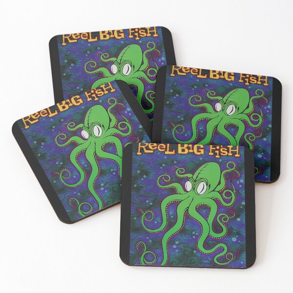 Item preview, Green Octopus Underwater Bubbles designed and sold by PeterCanaleh.