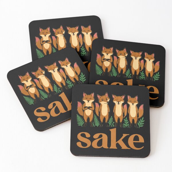 Item preview, Fox Sake Four Foxes Funny Woodland Animal designed and sold by lcnsdjstrtry.