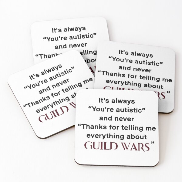 Item preview, Autistic Guild Wars Fans designed and sold by RovaksBitsnBobs.