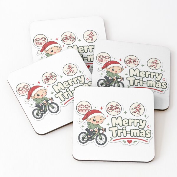 Item preview, Triathlon Christmas Merry Tri-mas Gift designed and sold by Soft Merch.