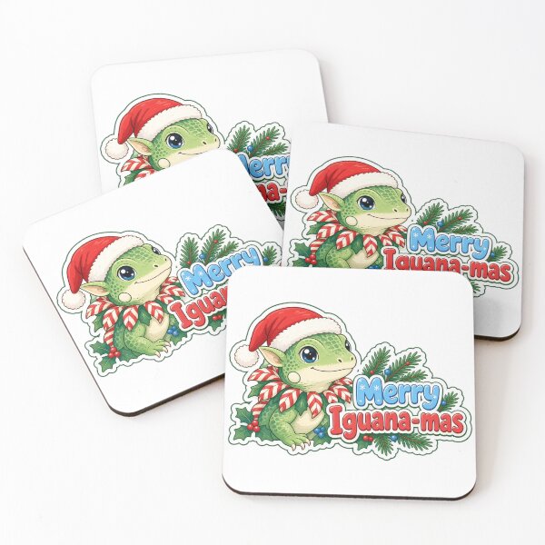 Item preview, Iguana Christmas Merry Iguana-mas Gift designed and sold by Soft Merch.