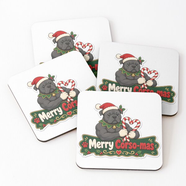 Item preview, Cane Corso Christmas Merry Corso-mas Gift designed and sold by Soft Merch.
