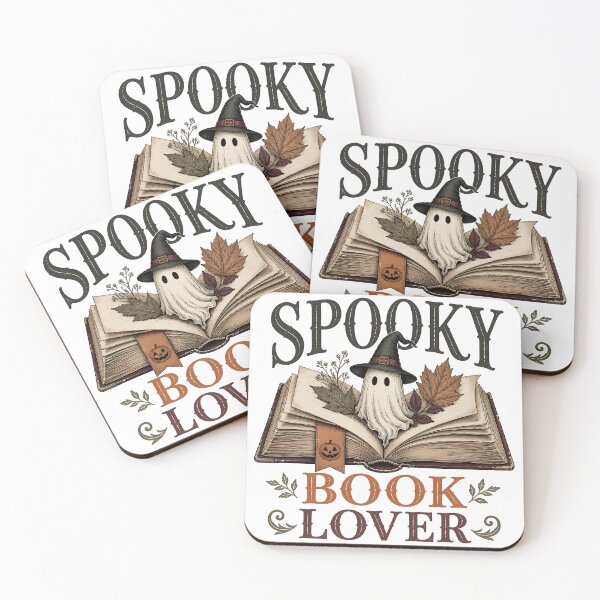 Item preview, Spooky Book Lover Cute Ghost Reading Library designed and sold by RoyesButler.