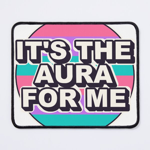 Artikelvorschau, „Its The Aura For Me“-Retro-Meme-Shirt-Aufkleber entworfen und verkauft von Alphakenon.
