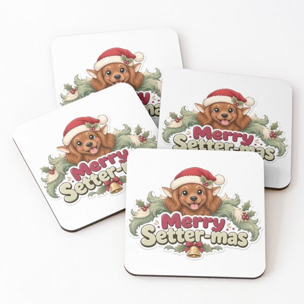 Item preview, Irish Setter Christmas Merry Setter-mas Gift designed and sold by Soft Merch.