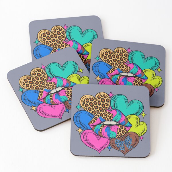 Item preview, Wild Hearts & Lips – Retro Pop Art designed and sold by Aimetoi.