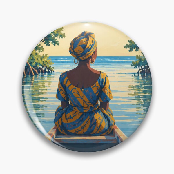 Item preview, Map of Senegal: the Sine Saloum mangrove designed and sold by Audrey Janvier | AJD.
