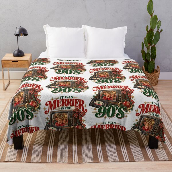 Item preview, 90s Christmas, Retro Holiday TV Design, Nostalgic Movie Night designed and sold by KippyMcCall.