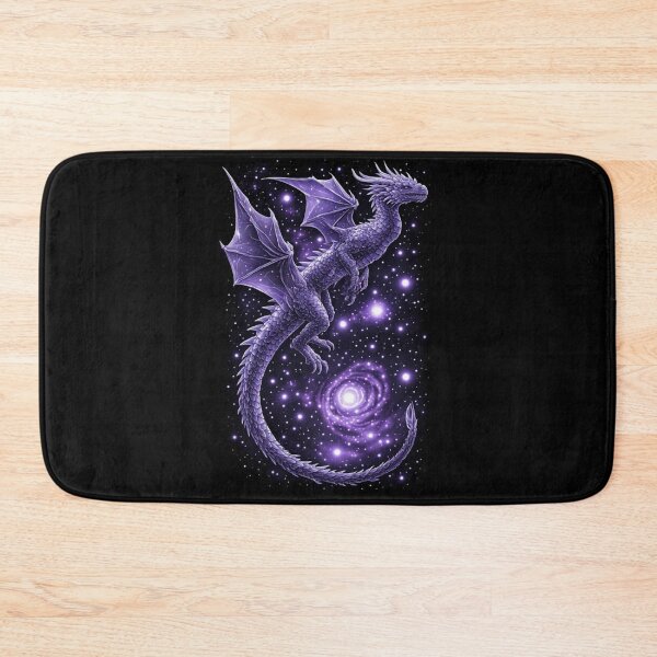 Item preview, Cosmic dragon above a spiral galaxy designed and sold by KinoDesign.