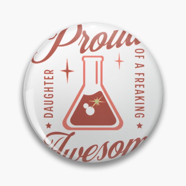 Item preview, Proud Daughter of an Awesome Chemist - Chemistry Enthusiast Gift Design designed and sold by JerkClothing.