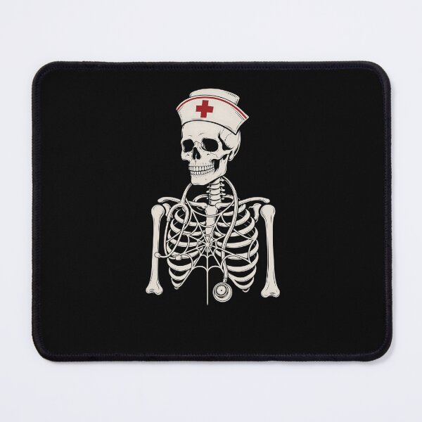 Item preview, Nurse Skeleton Halloween Healthcare Worker designed and sold by Mechanical-Artt.