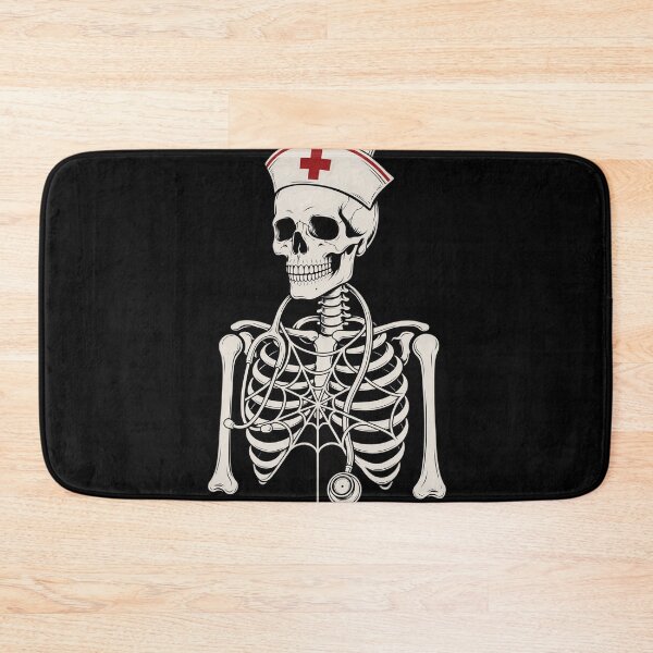 Artikelvorschau, Krankenschwester-Skelett-Halloween-Krankenpfleger entworfen und verkauft von Mechanical-Artt.