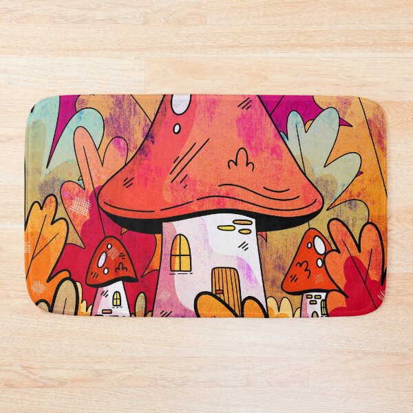 Item preview, Forest Mushroom homes designed and sold by Swadeillustrations.