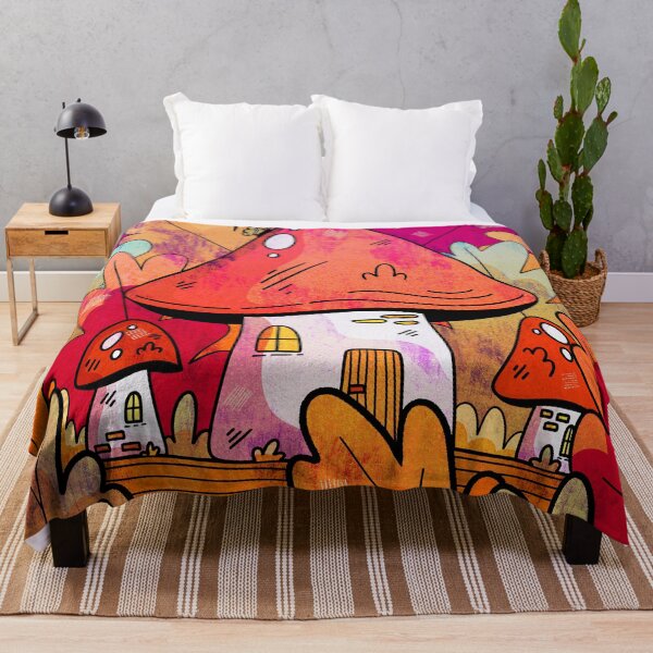 Item preview, Forest Mushroom homes designed and sold by Swadeillustrations.
