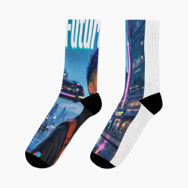 Item preview, The Future Is Me | Inspiring Cyberpunk & Sci-Fi Tee designed and sold by everyone cloth house.