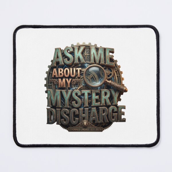 Item preview, Steampunk Detective Graphic Art | "Ask Me About My Mystery Discharge" T-Shirt Desig designed and sold by ODELUNITY.
