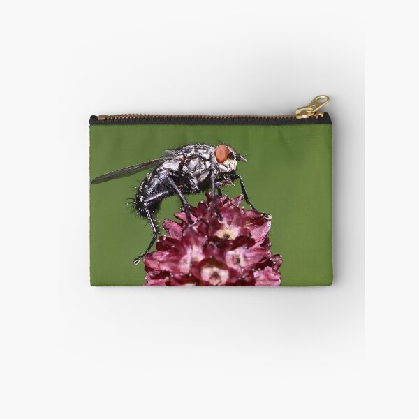Item preview, Macro Close Up Of Fly Perched On Dark Red Flower designed and sold by Maveryc.