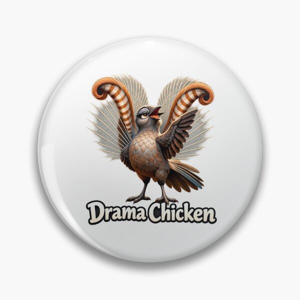 Item preview, Drama Chicken – Superb Lyrebird designed and sold by AussiePixel.