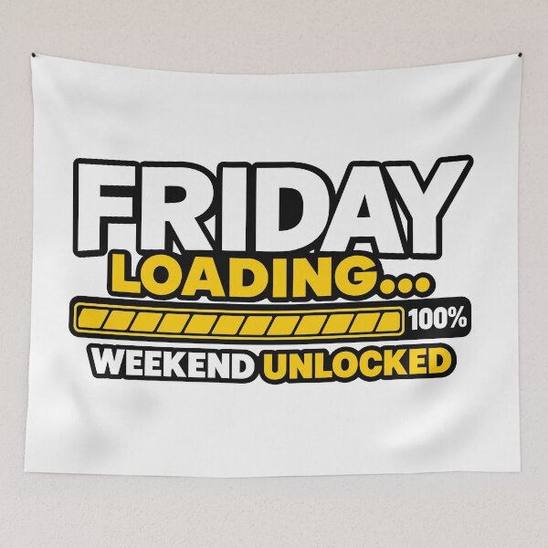 Item preview, Friday Loading – Weekend Unlocked designed and sold by PRINTIONAL.