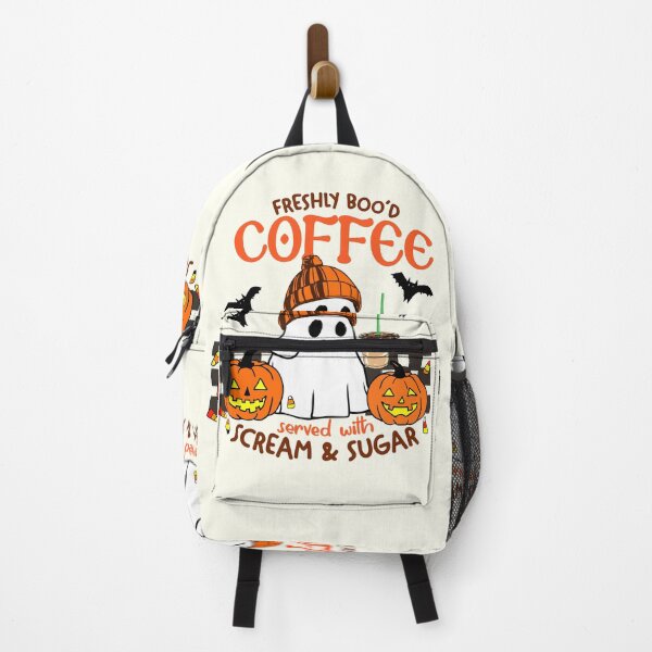 Item preview, Cozy Halloween Ghost with Iced Coffee designed and sold by MaiZephyr.