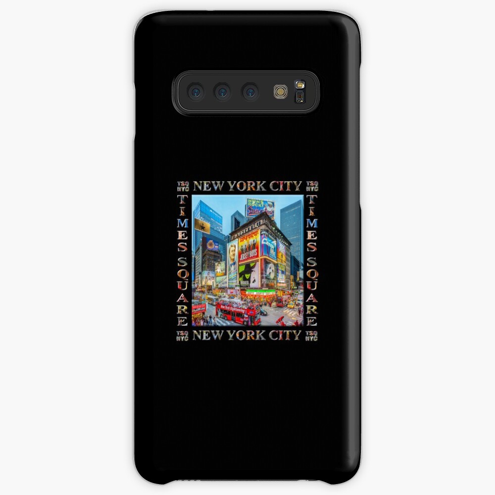 Times Square III Special Finale Edition Titled Poster II (on black) Case & Skin for Samsung Galaxy